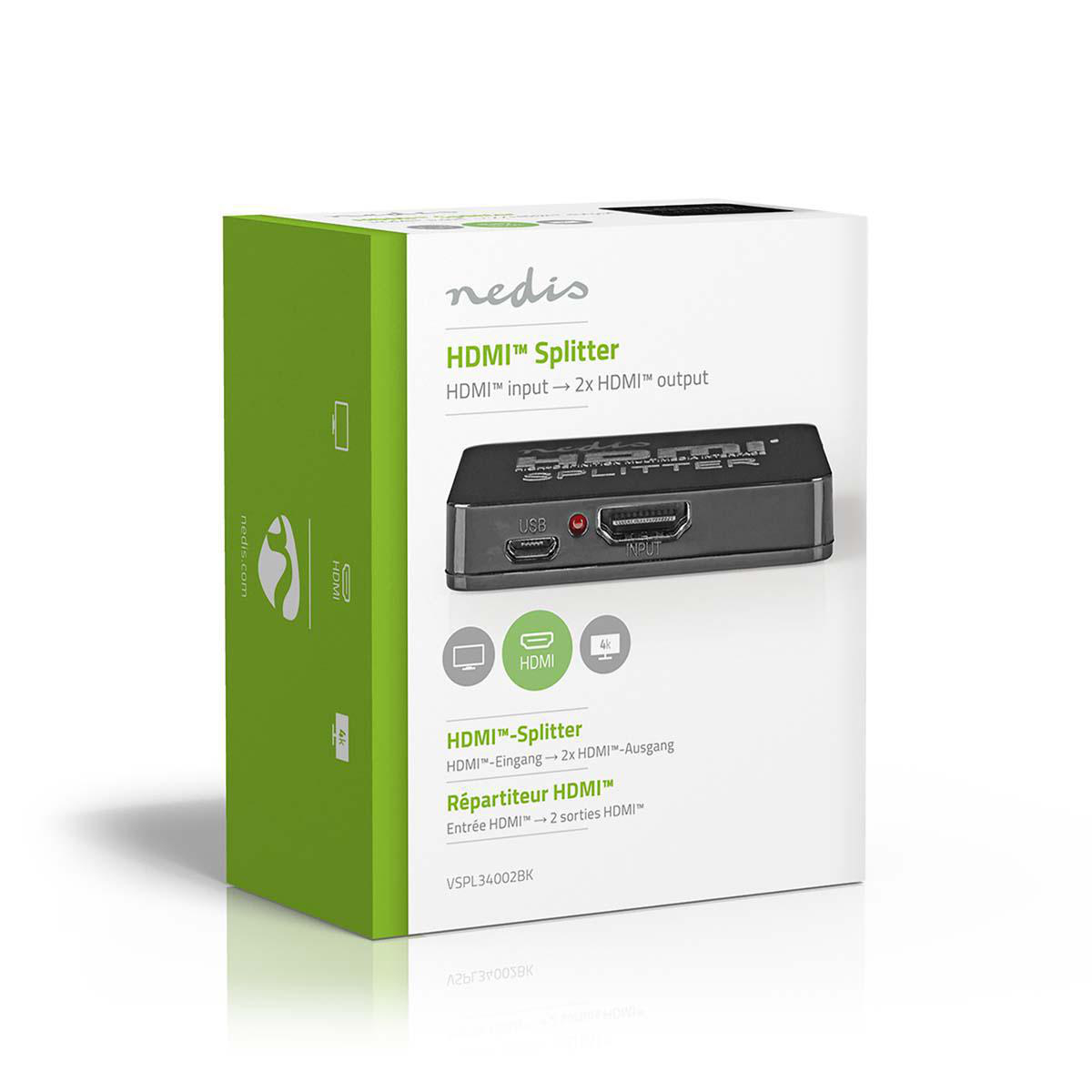 Nedis HDMI Splitter 4K (2 Sorties) – Image 6